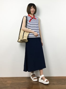 まるさん（レディース・161cm）の夏コーディネート