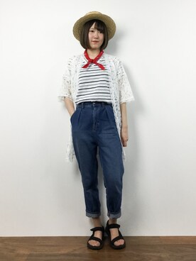 まるさん（レディース・161cm）の夏コーディネート