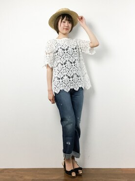 まるさん（レディース・161cm）の夏コーディネート