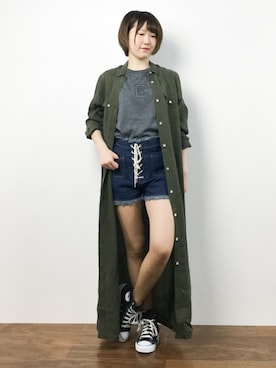 まるさん（レディース・161cm）の夏コーディネート