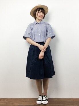 まるさん（レディース・161cm）の夏コーディネート