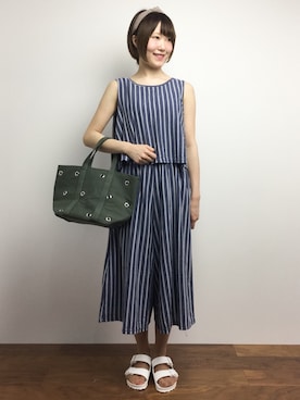 「AIC.（エーアイシー）のアイテム」を使った、まるさん（レディース・161cm）の夏コーディネート