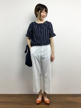 「Raisonne（レゾネ）のアイテム」を使った、まるさん（レディース・161cm）の夏コーディネート