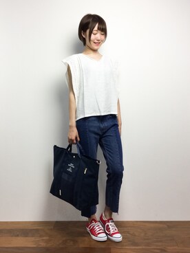 まるさん（レディース・161cm）の夏コーディネート