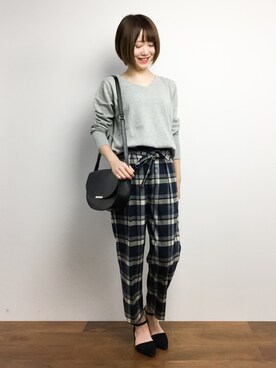 まるさん（レディース・161cm）の秋コーディネート