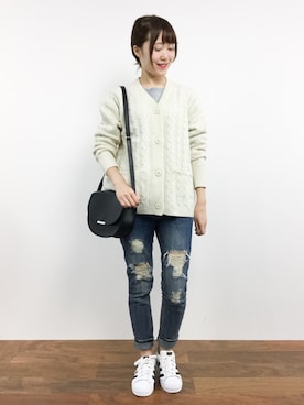 まるさん（レディース・161cm）の秋コーディネート