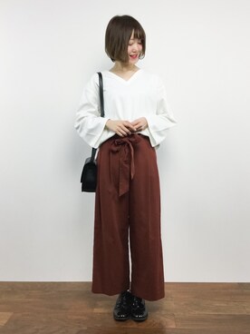 まるさん（レディース・161cm）の秋コーディネート