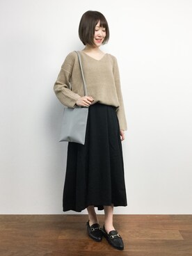 まるさん（レディース・161cm）の秋コーディネート