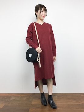 まるさん（レディース・161cm）の秋コーディネート