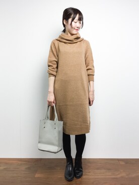 まるさん（レディース・161cm）の冬コーディネート