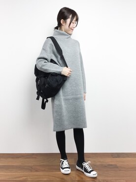 まるさん（レディース・161cm）の冬コーディネート