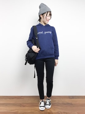 まるさん（レディース・161cm）の冬コーディネート