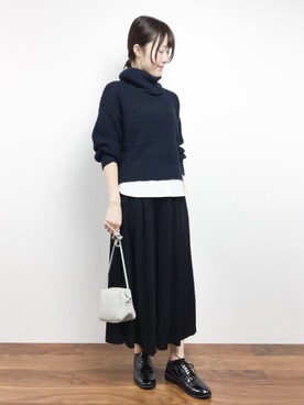 まるさん（レディース・161cm）の冬コーディネート