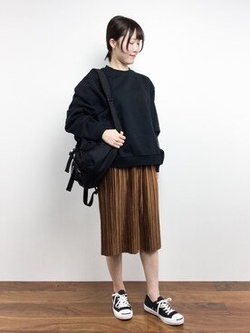 まるさん（レディース・161cm）の冬コーディネート