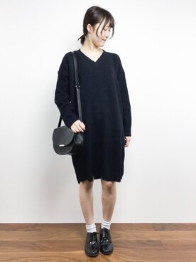 まるさん（レディース・161cm）の冬コーディネート