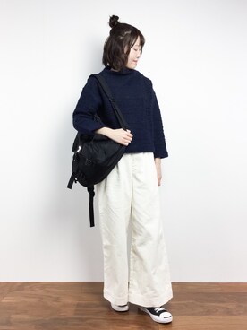 まるさん（レディース・161cm）の冬コーディネート