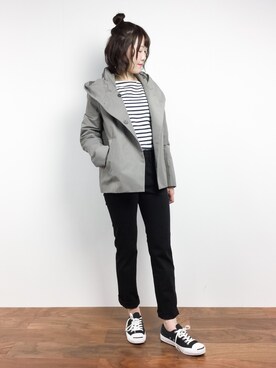 まるさん（レディース・161cm）の冬コーディネート