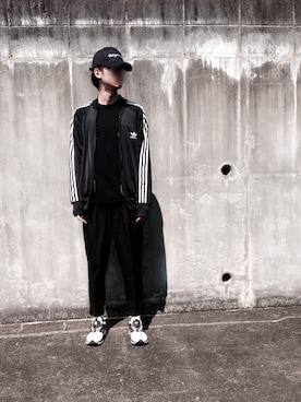 「アイテム（ジャージ）」を使った、soさん（メンズ・175cm・10代）の春コーディネート