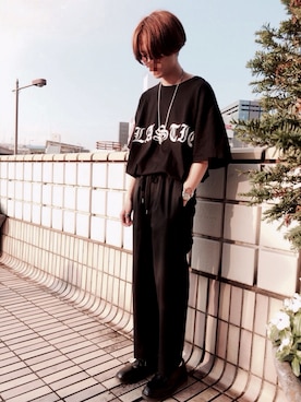 「PLASTIC TOKYO」｜soさん（メンズ・175cm）の夏コーディネート