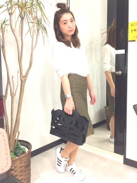 「La Mer（ラメール）のアイテム」を使った、sakie☻♡さん（レディース・161cm）の春コーディネート