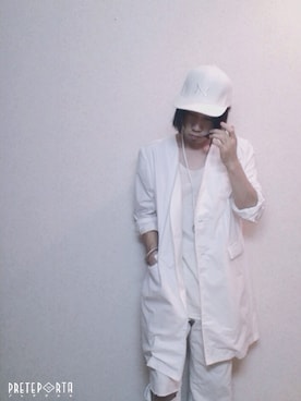 「茨城スナップ」｜「アイテム（帽子）」を使った、Nob.さん（メンズ・176cm）の夏コーディネート