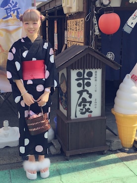 「A.D.G（エーディージー）のアイテム（サンダル）」を使った、あかりさん（レディース・157cm）の夏コーディネート
