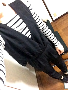 「PINKY&DIANNE（ピンキーアンドダイアン）のアイテム（つなぎ/オールインワン）」を使った、こんさん（レディース・160cm）の春コーディネート