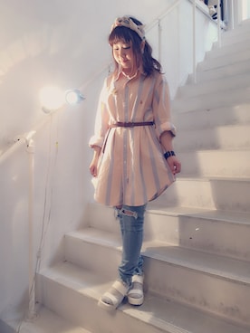 「Ralph Lauren」｜「アイテム（財布/小物）」を使った、きゃま@ANDYOUさん（レディース・146cm）の春コーディネート