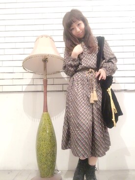 「Grimoire（グリモワール）のアイテム（アクセサリー）」を使った、きゃま@ANDYOUさん（レディース・146cm）の秋コーディネート