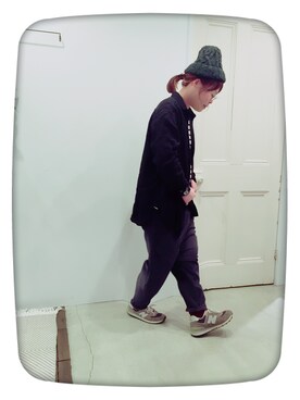 「 リネン」｜YARRAdouxbleu三宮店さん（レディース・154cm）の冬コーディネート