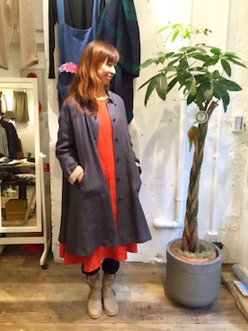 「三宮」｜YARRAdouxbleu三宮店さん（レディース・168cm）の秋コーディネート