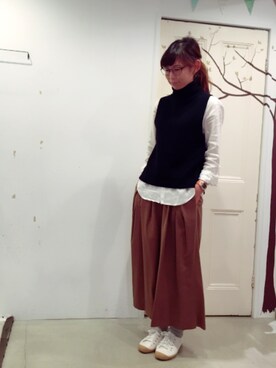 「三宮」｜YARRAdouxbleu三宮店さん（レディース・168cm）の秋コーディネート