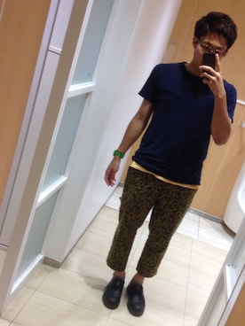 「大学」｜「アイテム（ブーツ）」を使った、まっくろくろすけさん（メンズ・175cm）の夏コーディネート