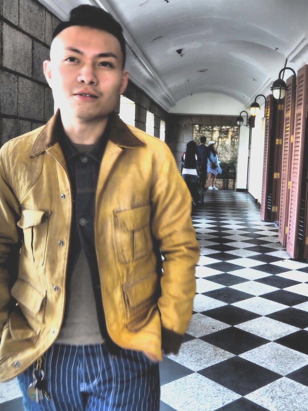 「denimandsupply、Ralph Lauren、Pherrow's、WORKWEAR、WORKERS、Hong Kong、hongkong、whitesboots」｜「Denim & Supply Ralph Laurenのアイテム（ジャケット/アウター、その他）」を使った、Leewilleeさん（メンズ・167cm）の夏コーディネートの1枚目の写真