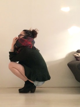 「ぺプラムトップス」｜「アイテム（ブーティ）」を使った、dxさん（レディース・162cm）の秋コーディネート