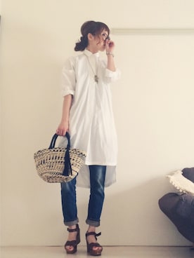 dxさん（レディース・162cm）の夏コーディネート