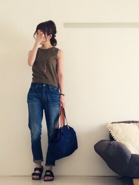 「WILL（ウィル）のアイテム（バッグ）」を使った、dxさん（レディース・162cm）の夏コーディネート