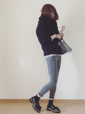 dxさん（レディース・162cm）の冬コーディネート