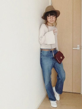 「フレアスリーブ」｜dxさん（レディース・162cm）の秋コーディネート