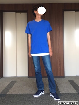 「SOMETHING（サムシング）のアイテム（パンツ）」を使った、sさん（メンズ・177cm）の夏コーディネート