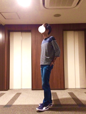 「SOMETHING（サムシング）のアイテム（パンツ）」を使った、sさん（メンズ・177cm）の夏コーディネート