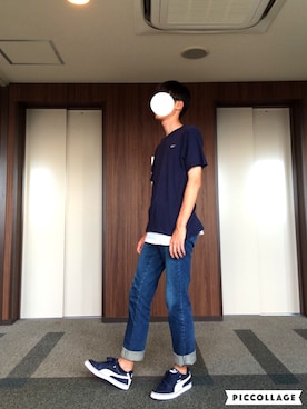 「SOMETHING（サムシング）のアイテム（パンツ）」を使った、sさん（メンズ・177cm）の夏コーディネート