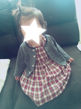 「baby girl」｜✾maple✾さん（キッズ・70cm）の春コーディネート