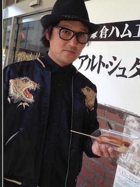「TAILOR TOYO（テーラートウヨウ）のアイテム（テーラードジャケット）」を使った、よしゆきさん（メンズ・163cm）の冬コーディネート