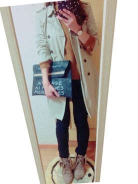 「AS KNOW AS」｜「アイテム（腕時計）」を使った、MAiさん（レディース・163cm）の冬コーディネート