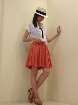 店長さん（レディース・165cm）の春コーディネート