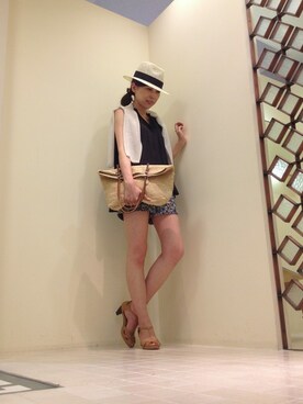 店長さん（レディース・165cm）の春コーディネート