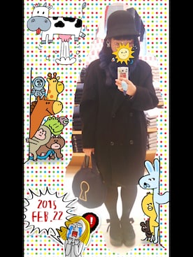 「Neb aaran do（ネバアランド）のアイテム」を使った、恋するラララさん（レディース・152cm）の冬コーディネート