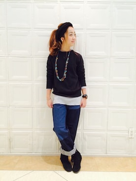 「ミネトンカ」｜sawaaaさん（レディース・157cm）の春コーディネート