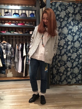 「Paraboot」｜sawaaaさん（レディース・157cm）の春コーディネート